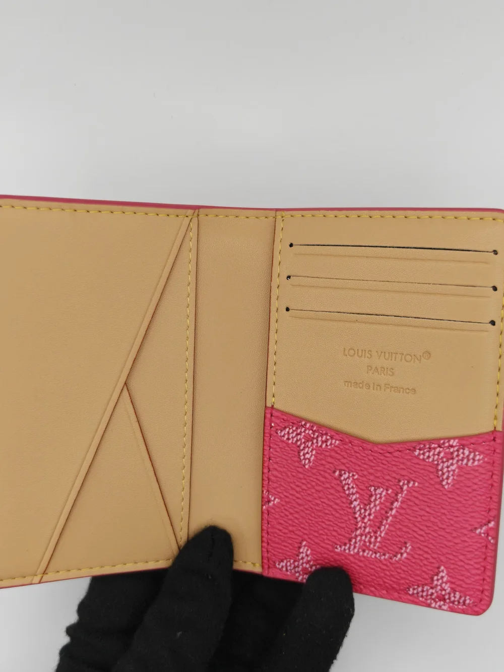 Louis Vuitton Pink Monogram Canvas Pocket Organizer Wallet